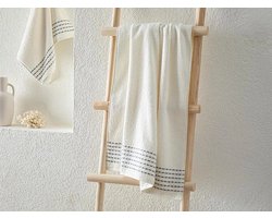 English Home Soft Wave Cottony Bath Towel 70x140 cm Ecru- 1 stuk