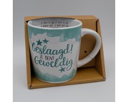 Enjoy Mok - Geslaagd - Met binnentekst