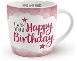 Enjoy Mok - Happy birthday - Met binnentekst