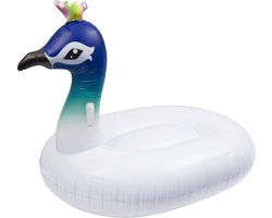 Enjoy Summer Opblaasbare Pauw Float 160 Cm Wit