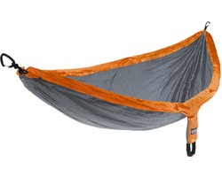 Eno Hangmat Singlenest 2,8 X 1,4 M Nylon Grijs/oranje 3-delig