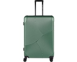 Enrico Benetti Harde koffer / Trolley / Reiskoffer - 75 cm (Large) - Louisville - Groen