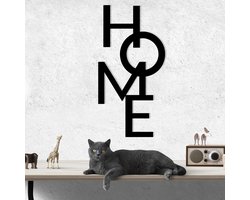 Enzo Decoratieve metalen wandaccessoire | 100% METAAL | 34,5 x 68 cm - Asir Group - Wanddecoratie metaal - Zwart - Metaal - Wanddecoratie metaal -