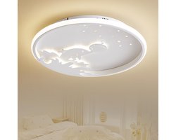 Epochglo – Decoratieve LED Plafondlamp voor Kinderkamer – 32W Dolfijn Ontwerp – Dimbaar met 3 Lichtkleuren (3000K-6500K) – Voor Slaapkamer, Speelkamer, Studieruimte