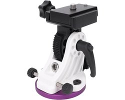 Equatoriale Wedge - Telescoophouder Astrofotografie - Hemel Observatie - Verstelbare Hoek 0-90 - 15 x 14 x 14 cm - Aluminiumkleur