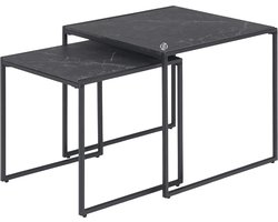 Equivera Bijzettafel Buiten - Bijzettafel Tuin - Salontafel Buiten - Salontafel Tuin - Koffietafel Buiten - Voor Binnen en Buiten - Must Have Voor Jouw Tuin!