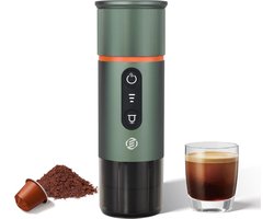 Equivera Draagbare Koffiemachine - Draagbare Koffiemachine - Draagbare Koffiezetapparaat - Compact en Eenvoudig