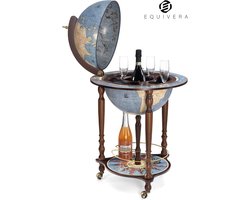 Equivera Globebar - Wereldbol Bar - Whiskey Wereldbol - Globebar Wereldbol - Globebar Atlas