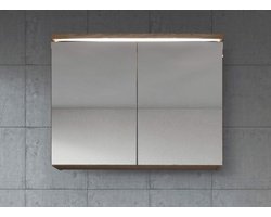Equivera Medicijnkastje met Spiegel - Medicijnkastje - Toiletkastje - Toiletkastje met Spiegel