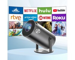 Equivera Mini Beamer - Draagbare Beamer - Beamer - Mini Beamer Projector - Projector - Mini Projector