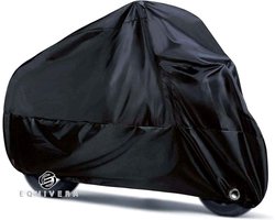 Equivera Motorhoes waterdicht met slotgaten anti-stof regen UV-binnenbeschermhoezen - 245 x 105 x 125 cm Motorhoes