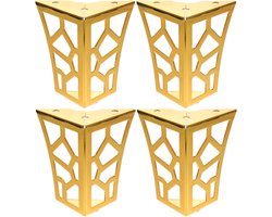 Er worden vier holle meubelpoten meegeleverd die als vervangingsonderdelen kunnen worden gebruikt voor kaptafels, banken, stoelen, enz.
