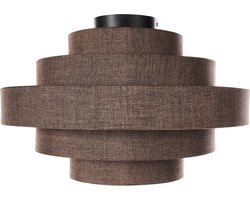 EREBATO - Plafondlamp - Bruin - Linnen
