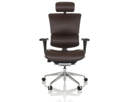 ERGO-U2 L | Leer - Luxe directiestoel Donkerbruin