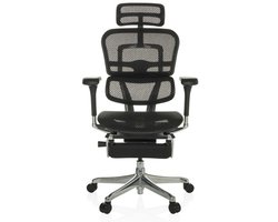 ERGOHUMAN PLUS LEGPRO GEN2 | net - Luxe directiestoel Zwart