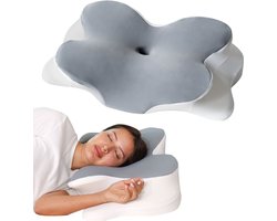 Ergonomisch Hoofdkussen - Hoofdkussen Nekklachten - Vlinderkussen - Voor Rug-, Buik- en Zijslapers - Memory Foam - Traagschuim Slaapkussen - Kussen - Ergonomisch Kussen - Orthopedische Kussens - Zacht