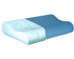 Ergonomisch Hoofdkussen | TED | 60x40x12 cm | Afritsbare hoes