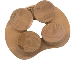 Ergonomisch Houten Hoofdkussen voor Sauna - Natuurlijke Red Cedar