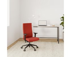 Ergonomische Bureaustoel 69x69x117 cm – Industrialhome OrangeStrike Comfort Pro 4D – Luxe Verstelbare Bureaustoel met Hoofdsteun, Lendensteun & Synchroonmechanisme – Testwinnaar Design, Oranje