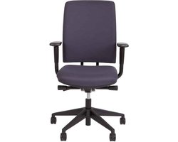 Ergonomische bureaustoel A680 met EN-1335 normering grijze stof