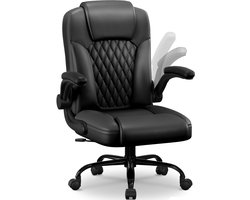 Ergonomische Bureaustoel-Bureaustoel-met 90°-120°Rugleuning Bureaustoelen voor Volwassenen-Inklapbare Armleuningen-Office Chair-Gaming Stoel-150kg