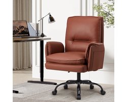 Ergonomische Bureaustoel met Verstelbare Hoogte en Comfortabel Kussen