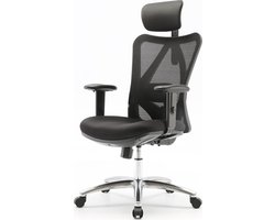 Ergonomische Bureaustoel - Office Chair - Verstelbaar - Volwassenen - Zwart - Zedar B600
