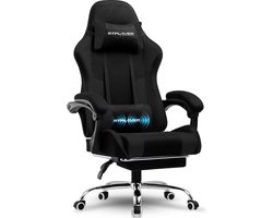 Ergonomische Gaming Stoel met Voetensteun en Massagefunctie voor Thuis of Kantoor