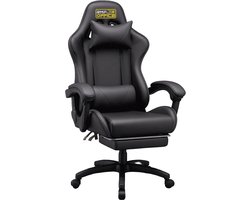 Ergonomische Gaming Stoel met Voetensteun | In Hoogte Verstelbaar en Kantelbaar