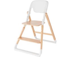 Ergonomische Houten Hoogstoel voor Peuters - Verstelbare Kinderstoel, Groeit met uw Kind