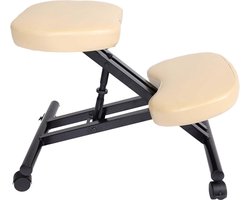 Ergonomische Kniestoel met Wielen In Hoogte Verstelbaar voor Rugvriendelijk Zitten
