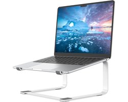 Ergonomische Laptopstandaard Bureau Verhoger Zwaar Metaal Wit