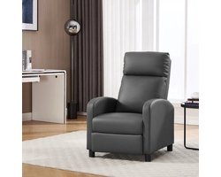 Ergonomische loungestoel in donkergrijs – comfort en stijl voor elk interieur