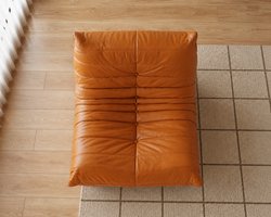 Ergonomische Luxe Togo Vloerbank Zitzak Loungestoel – Ganeey