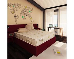 Ergonomische Traagschuim Matras 80 x 200 cm met Ademend Overtrek – Hypoallergeen en Comfortabel