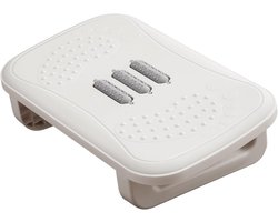 Ergonomische Voetensteun Met Massagerollen – Antislip Bureauvoetenbankje – Vaste Hoek Met Kussen – Voor Kantoor En Thuis – Verbetert Houding En Bloedsomloop