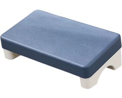 Ergonomische Voetensteun voor Bureau – Voetsteun Onder Bureau – Voetenbankje voor Kantoor & Thuis – Comfortabel, Ruimtebesparend en Ondersteunt Juiste Zitpositie - Blauw