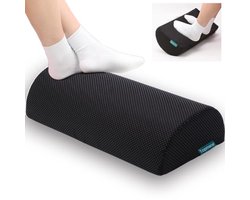 Ergonomische Voetsteun Kussen voor Het Bureau met Massage Stippen - Ondersteuning voor Voeten, Benen, en Knieën