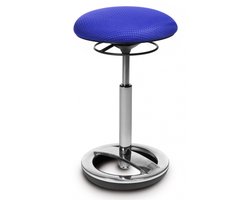 Ergonomische werkkruk B-OB (extra hoog), blauw