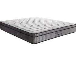 Eric kuster Style Boxspring – Boxspring met opbergruimte 160x200 inclusief Micropocket matras 30cm Venezia  - 1x Nachtkasje erbij