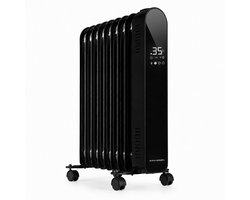 Erikssøn Olieradiator - Verstelbare Thermostaat - Oliekachel - Elektrische Kachel - Zwart