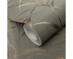 Erismann Vinylbehang 1052811.0 - Fashion for walls 5 - Botanisch Taupe - 53cm x 10.05m
