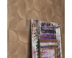 Erismann Vliesbehang 10392-11 - Aruba/Martinique - Bruin - 53cm x 10.05m