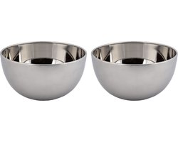 Ernesto 2 schalen RVS 500ML
