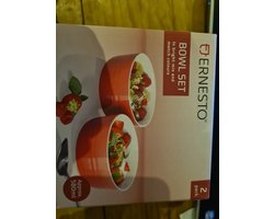 Ernesto Kommen set 2 stuks rood