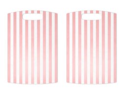 Ernesto snijplank - 31 x 21.5 cm - Roze, wit - 2 stuks