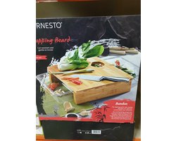 Ernesto Snijplank Bambo met 2 uittrekbare opvangschalen.