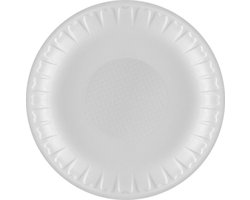 Erze Schuim Borden Rond Groot 22 cm 100 st