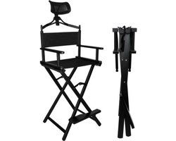 Esem Professionele Make-up Stoel - Visagie Stoel - Make-up Artist Chair - Regisseursstoel Inklapbaar