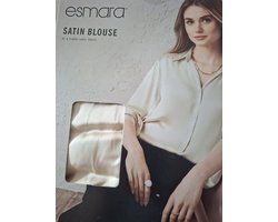 Esmara Mat Satijnen Blouse / Beige /Maat 40